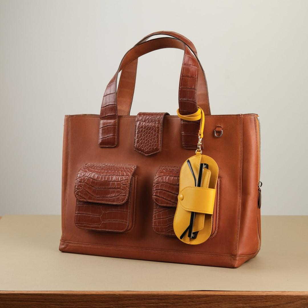 Bao mắt kính bằng da nhiều màu sắc - Hình 23