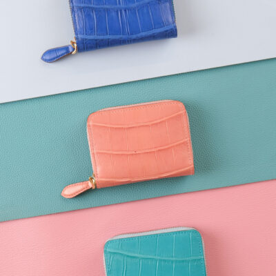 Ví Zipper Xanh Dương