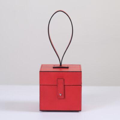 Hộp Da Cao Cấp Da Bò Italia Red