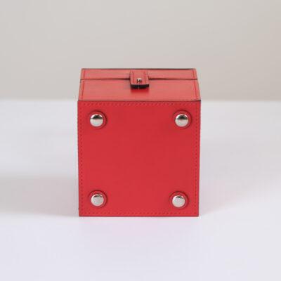 Hộp Da Cao Cấp Da Bò Italia Red