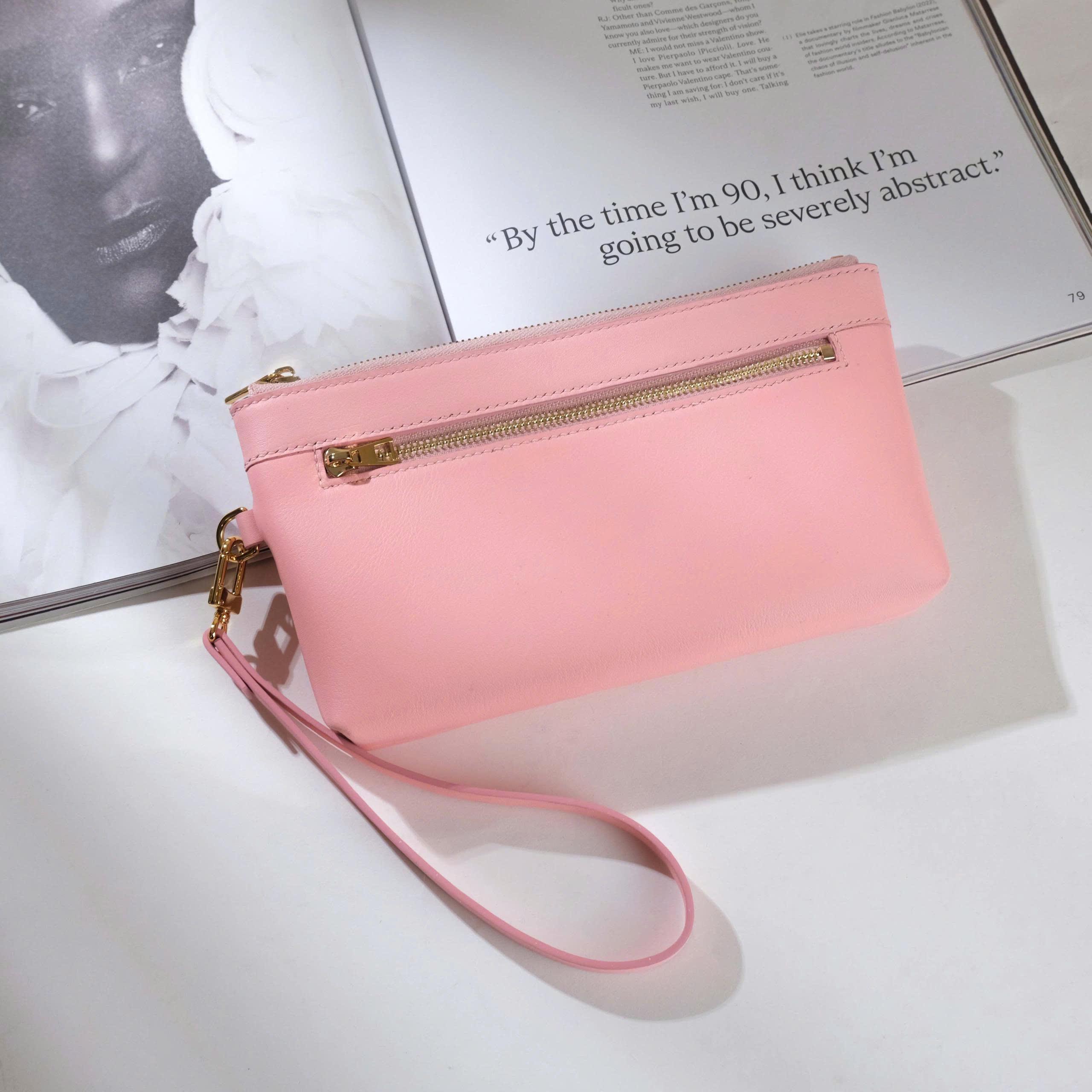 Ví Monte Xl – Da Bò Cao Cấp, Sang Trọng & Tiện Dụng Hồng