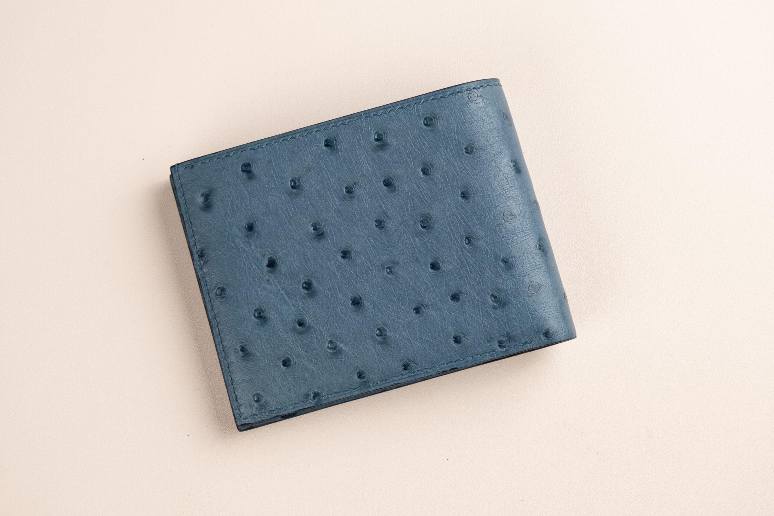 Bifold Wallet Ví Nam Da đà điểu