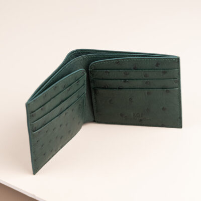 Bifold Wallet Ví Nam Da đà điểu