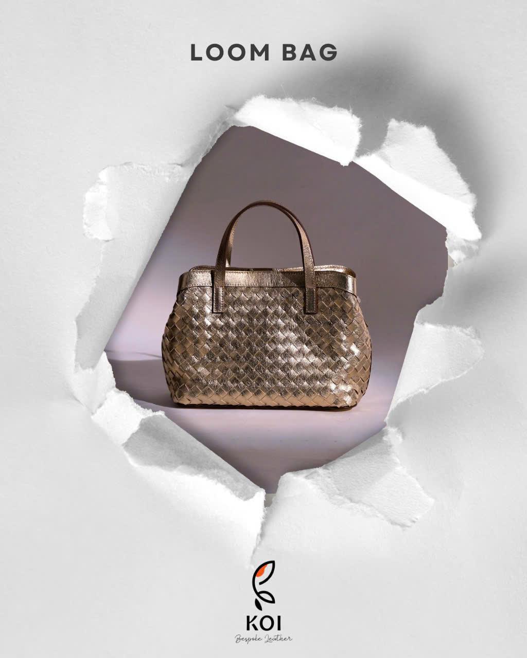 Túi Loom Túi Xách Da Bò Ý