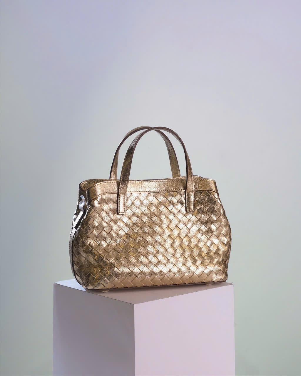 Túi Loom Túi Xách Da Bò Ý