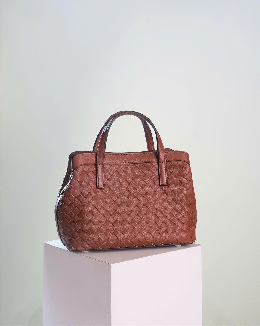 Túi Loom Túi Xách Da Bò Ý