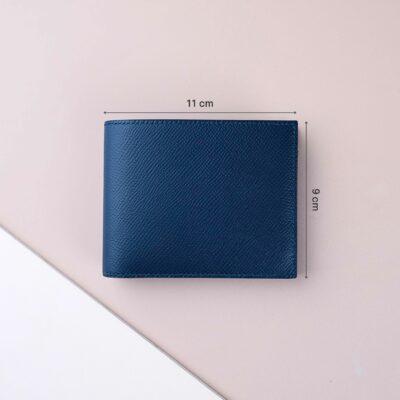 Ví Da Nam Da Bê Epsom Navy