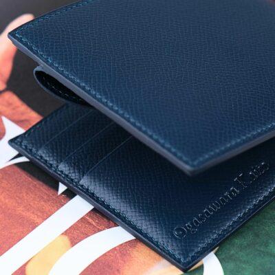 Ví Da Nam Da Bê Epsom Navy