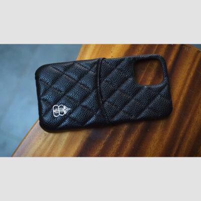 Phonecase Ốp Lưng – Da Bê – Black Onyx