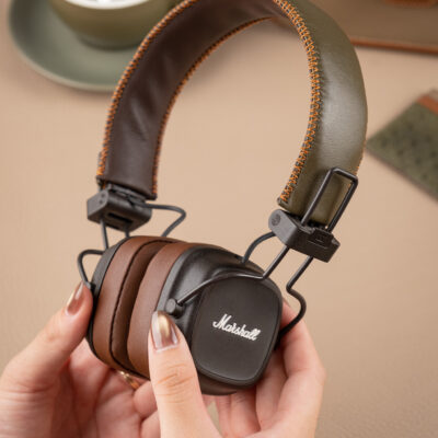 Tai Nghe Marshall Da Nappa Brown X Olive