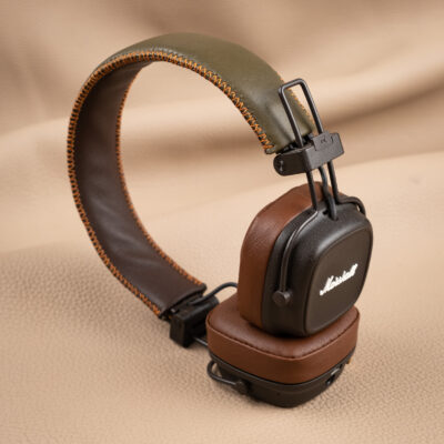 Tai Nghe Marshall Da Nappa Brown X Olive