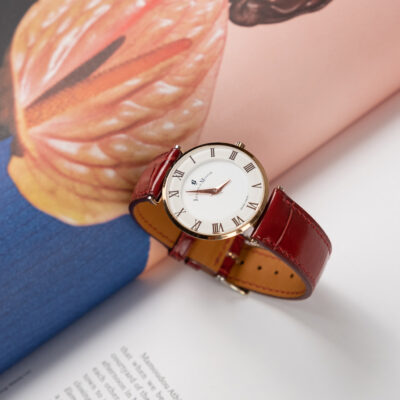 Dây Đồng Hồ Da Cá Sấu Black