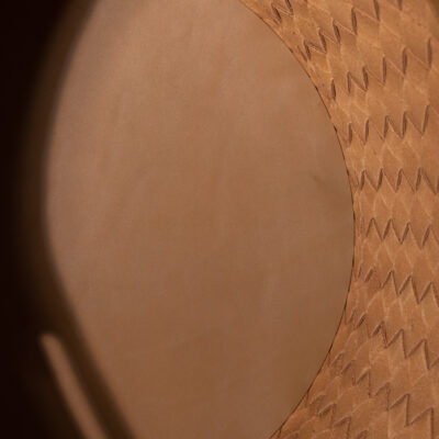 Sọt Đan Da Bò Brown