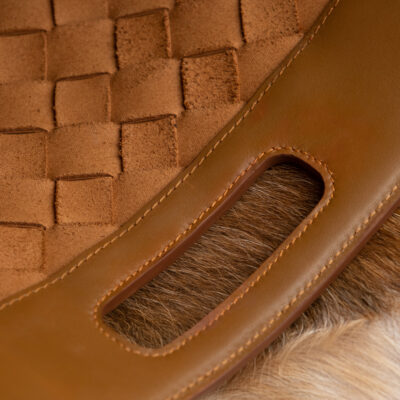 Sọt Đan Da Bò Brown