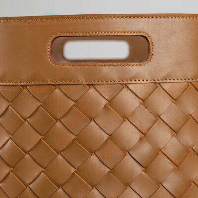 Sọt Đan Da Bò Brown