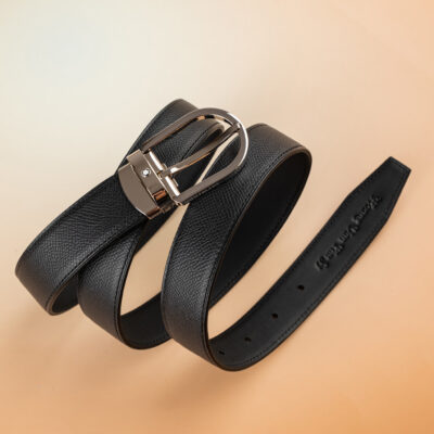 Thắt Lưng Da Nam Da Epsom Black