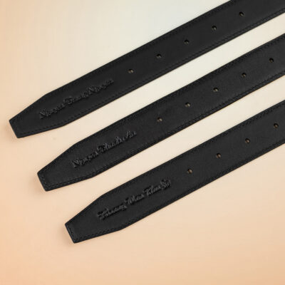 Thắt Lưng Da Nam Da Epsom Black