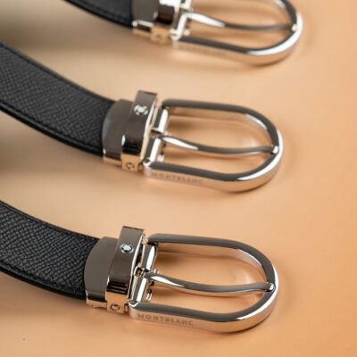 Thắt Lưng Da Nam Da Epsom Black