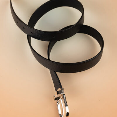 Thắt Lưng Da Nam Da Epsom Black