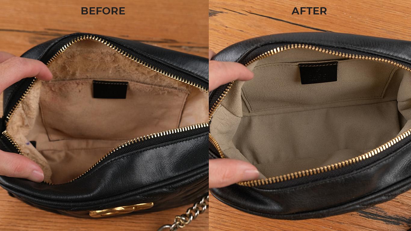 khóa kéo túi gặp sự cố