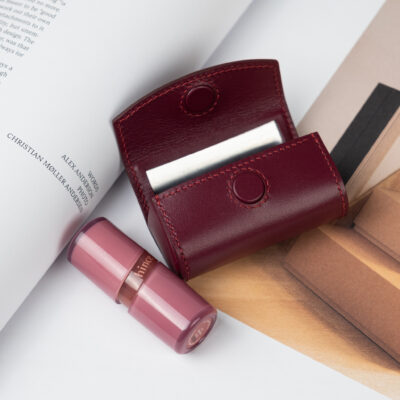 Lipstick Case Da Bò Darkred