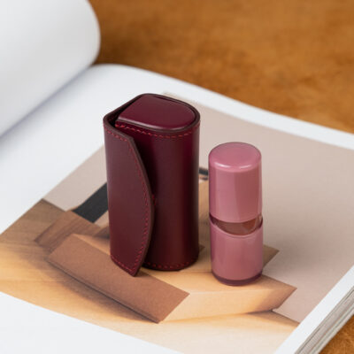 Lipstick Case Da Bò Darkred