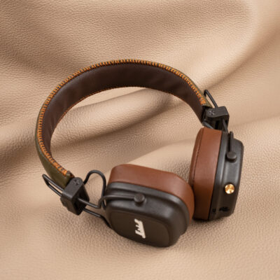 Tai Nghe Marshall Da Nappa Brown X Olive