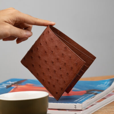 Ví Nam Da Đà Điểu Nâu Đỏ