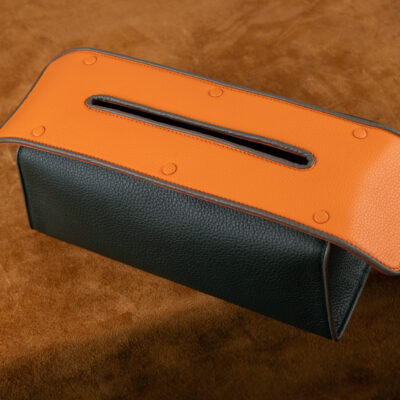 Tissue Box – Da Clemence – Olive X Orange