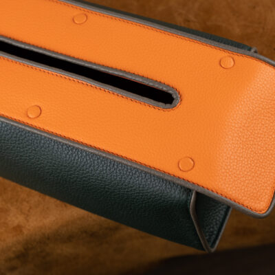 Tissue Box – Da Clemence – Olive X Orange