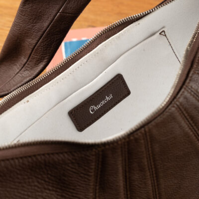 Túi Hobo Croissant Da Bò Ý Nâu Bò