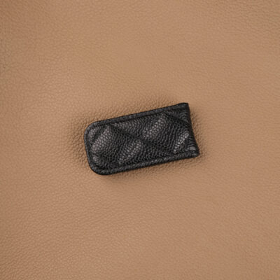 Kẹp Tiền Money Clip Da Caviar Black