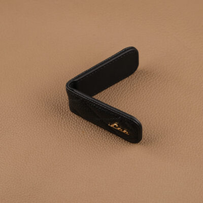 Kẹp Tiền Money Clip Da Caviar Black