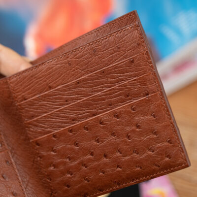 Ví Nam Da Đà Điểu Nâu Đỏ