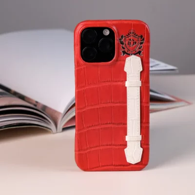 Phonecase Da Cá Sấu Red
