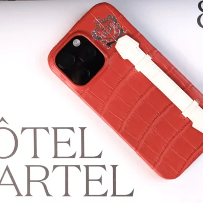 Phonecase Da Cá Sấu Red