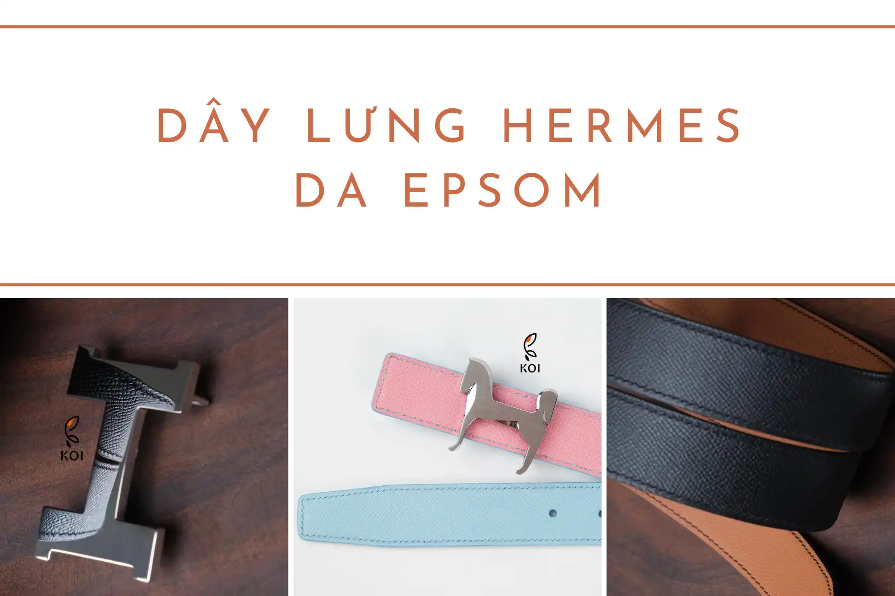 đặt làm dây lưng espom