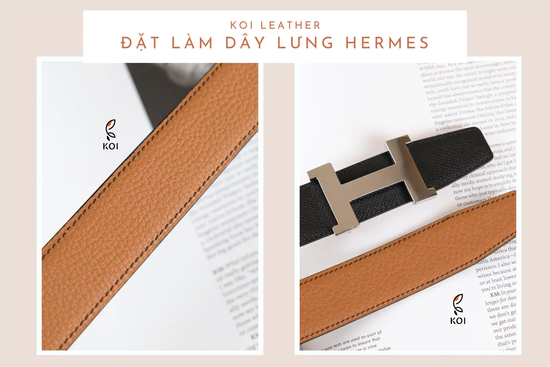 Đặt Làm Dây Lưng Hermes Chuẩn Form, Đúng Gu, Đúng Da