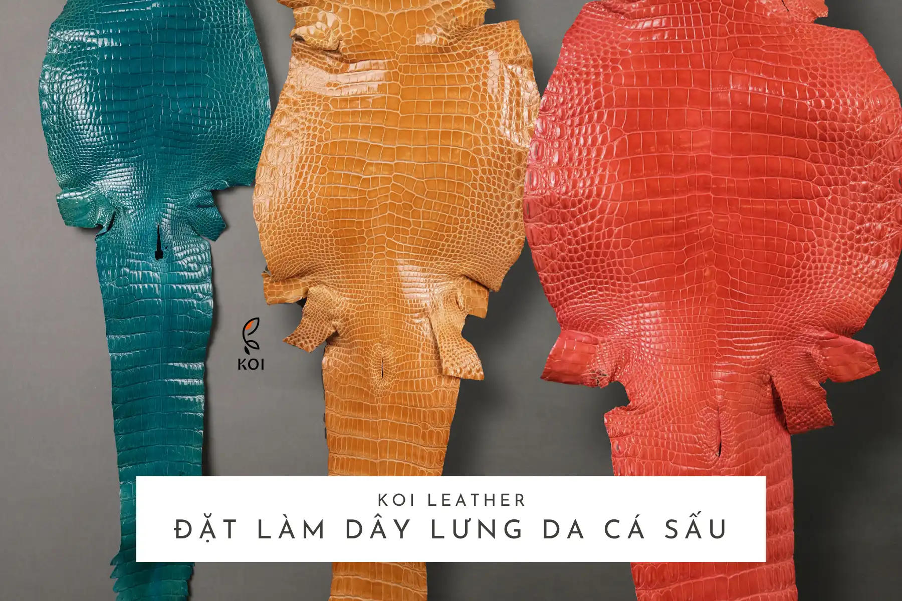 Đặt Làm Dây Lưng Da Cá Sấu Theo Yêu Cầu Thủ Công Cao Cấp