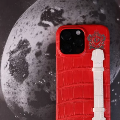 Phonecase Da Cá Sấu Red