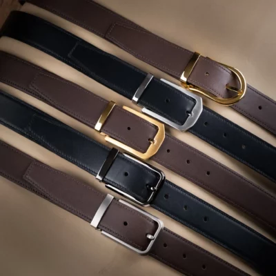 Thắt Lưng Nam Da Bò Black/brown