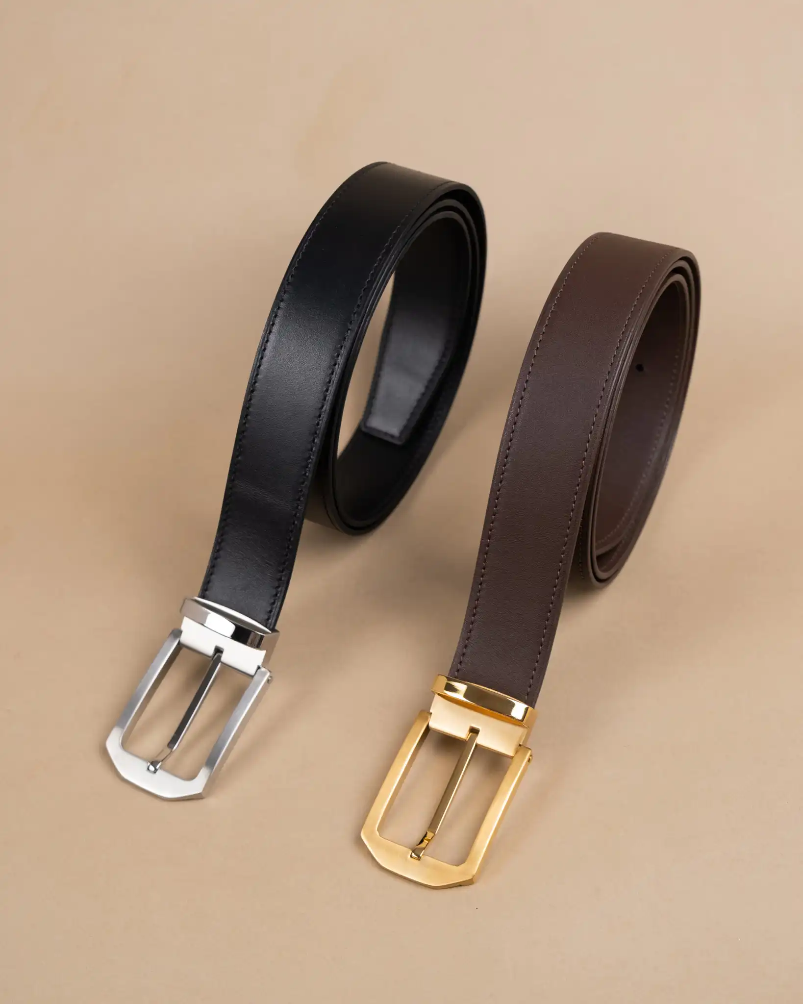 Thắt Lưng Nam Da Bò Black/brown