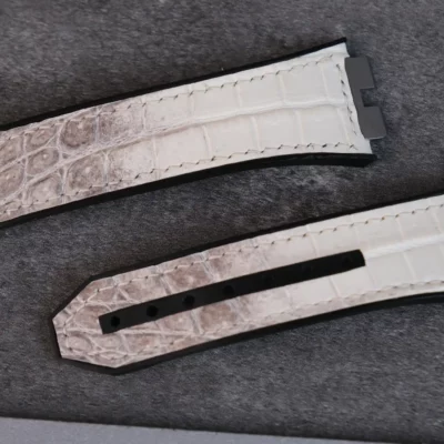 Hublot Straps Da Alligator White Ivory
