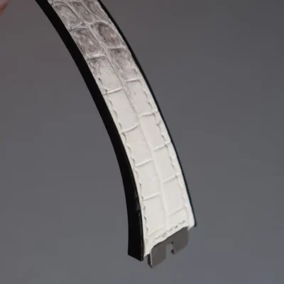 Hublot Straps Da Alligator White Ivory