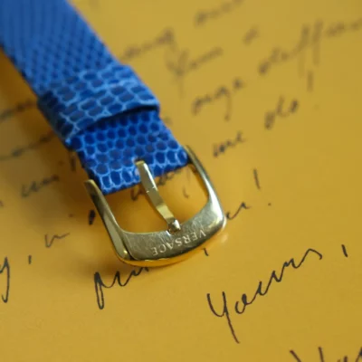 Versace Watchstraps Da Kỳ Đà Blue