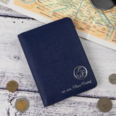 Passport Cover Da Espom Navy