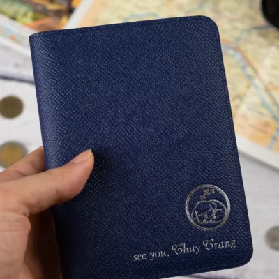 Passport Cover Da Espom Navy