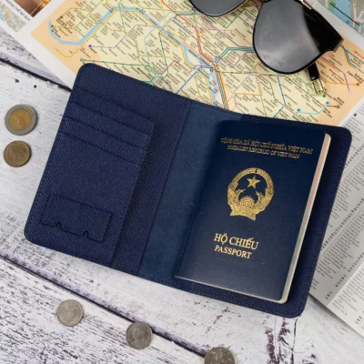 Passport Cover Da Espom Navy