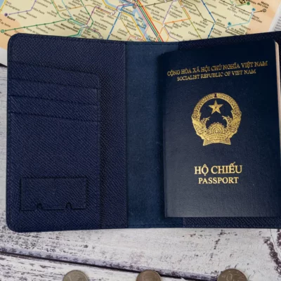 Passport Cover Da Espom Navy