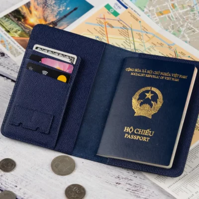 Passport Cover Da Espom Navy